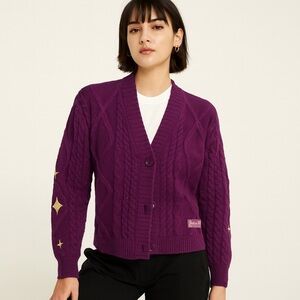 🪩 Taylor Swift Speak Now Taylor’s Version‎ Purple Cardigan (MD/LG)